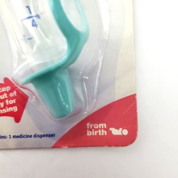 Vtg The First Years Baby Easy-Read Blue Medicine Dropper Dispenser SEALED - Picture 4 of 8